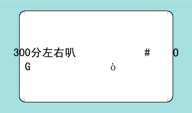 300分左右可什么专科学校？