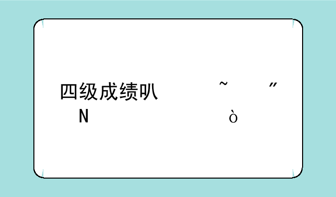 四级成绩可以查到哪一年？
